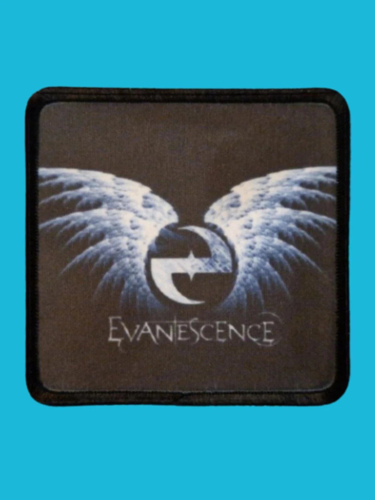 Patch Evanescence - Logo ailé - Imprimé - Carré de 7,5 x 7,5 centimètres
